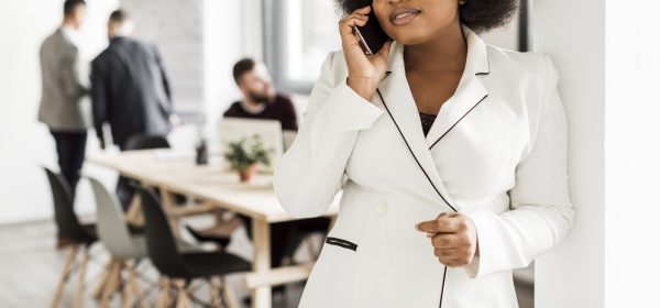 front-view-woman-talking-phone
